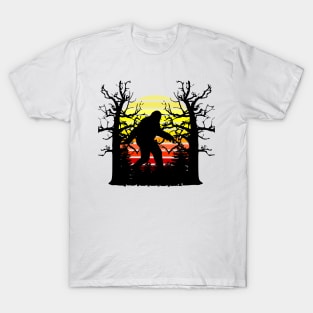 Funny Bigfoot and Sasquatch T Shirts T-Shirt